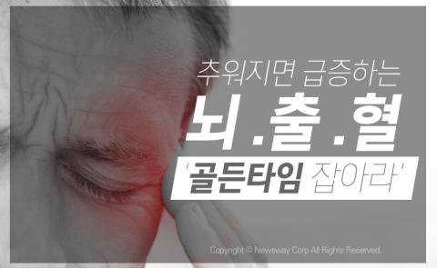  추워지면 급증하는 뇌출혈 ‘골든타임 잡아라’