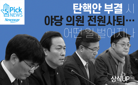  탄핵안 부결 시 야당 의원 전원사퇴···어떤 일 벌어지나