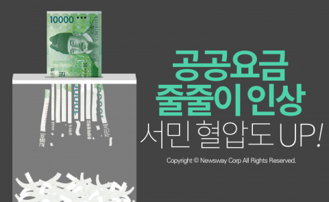  공공요금 줄줄이 인상···서민 혈압도 UP!