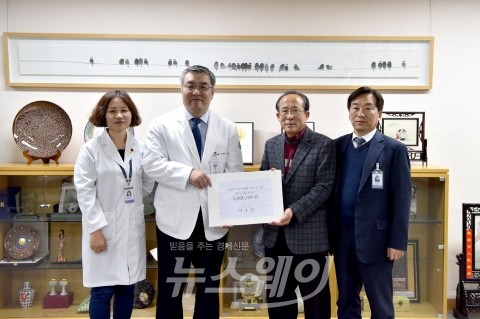 화순전남대병원, ‘낙농 일사천리회’ 6년째 기부