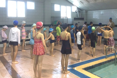 순창군 실내수영장 겨울방학 어린이 수영교실 운영