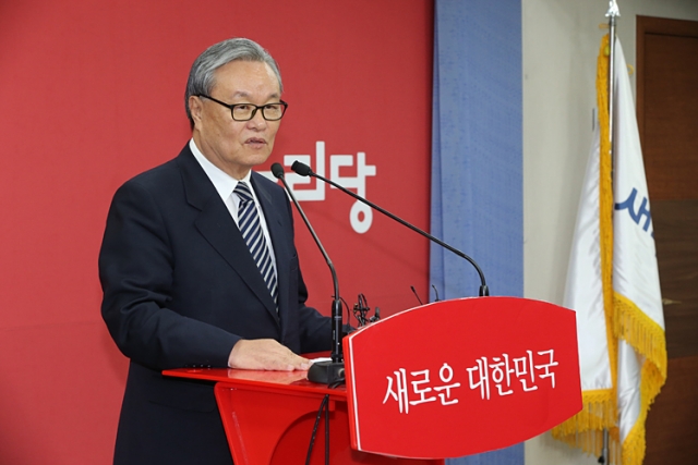 인명진 비대위원장 유지. 사진=새누리당 제공