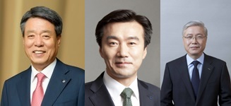박창민 대우건설 대표, 김한기 대림산업 대표, 한찬건 포스코건설 대표 (왼쪽부터)