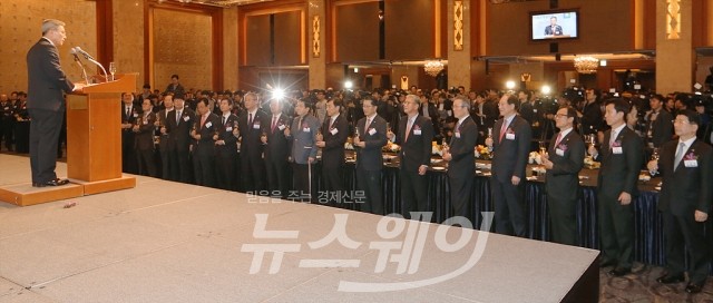 2017년 범금융 신년 인사회. 사진=이수길 기자 leo2004@newsway.co.kr