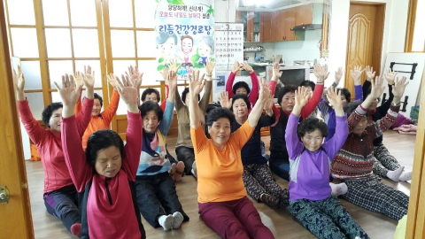 부안군보건소, '리듬건강꼼지락 체조' 운동교실 운영