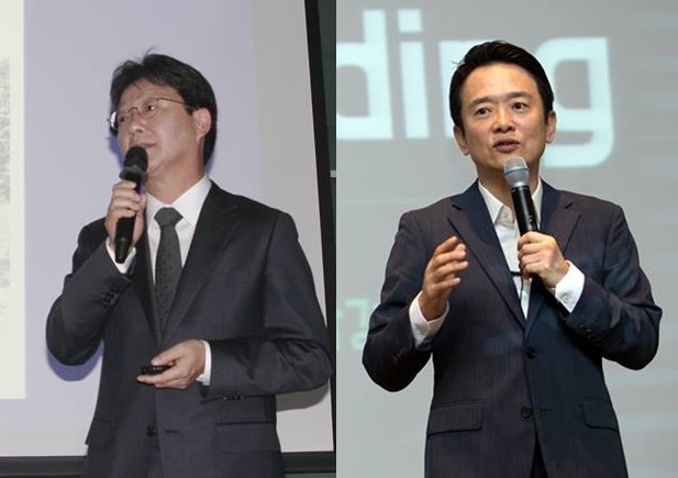 유승민 의원(左), 남경필 경기지사.