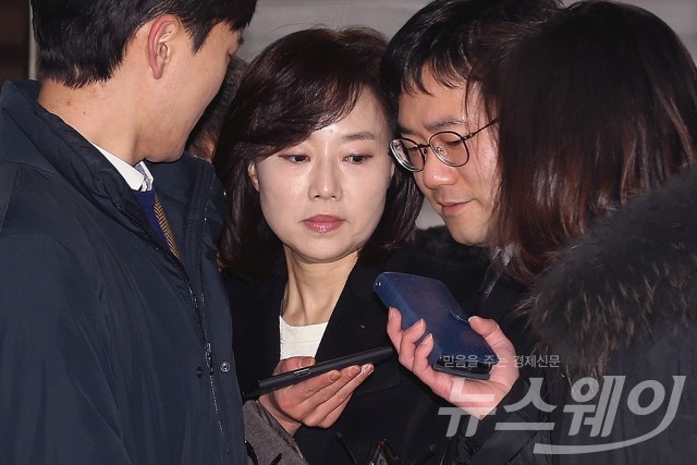 조윤선 문화체육부장관 영장실질심사. 사진=최신혜 기자 shchoi@newsway.co.kr