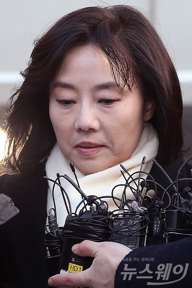 조윤선 문화체육부장관 영장실질심사. 사진=최신혜 기자 shchoi@newsway.co.kr