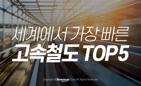  세계에서 가장 빠른 고속철도 TOP 5