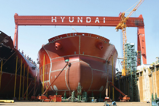 현대중공업은 최근 노르웨이 선사 DHT로부터 31만9000톤급 VLCC 2척을 수주했다. 사진=현대중공업 제공