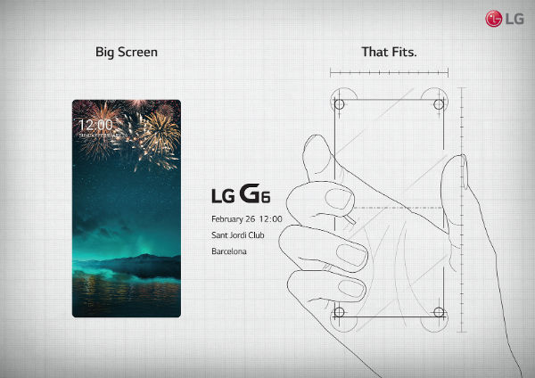 LG전자가 차기 스마트폰 ‘G6’의 공개 행사 초청장을 발송했다. 사진=LG전자 제공