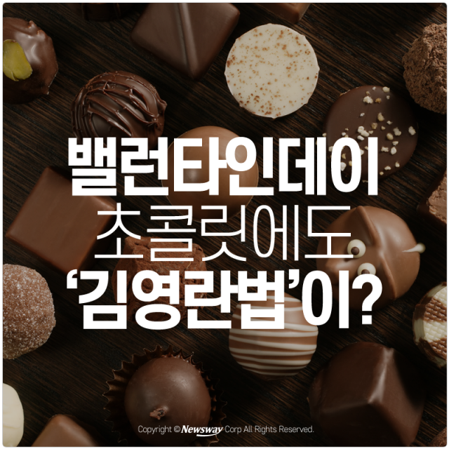  밸런타인데이 초콜릿에도 ‘김영란법’이? 기사의 사진
