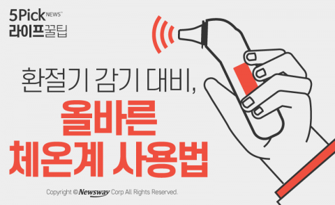  환절기 감기 대비, 올바른 체온계 사용법