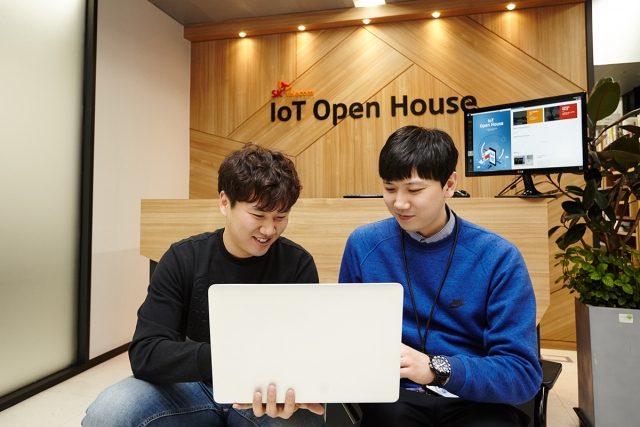 SK텔레콤은 경기도 성남시 분당구에 사물인터넷 스타트업을 지원하는 오픈하우스를 오픈했다고 19일 밝혔다. 사진=SK텔레콤 제공.
