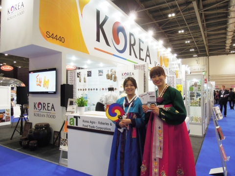 aT, 영국식음료박람회(IFE UK 2017) 참가 한국관 운영