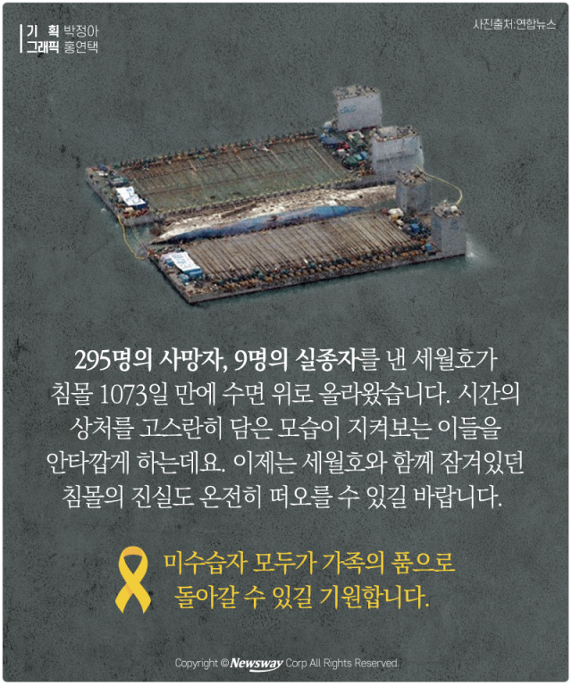  ‘진실을 올려라’ 역대 선박 인양 사례들 기사의 사진