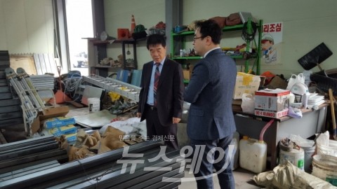 박정환 광주지방조달청장, 우수 중소기업 현장방문
