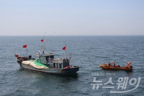 목포해경, 지능형 신종수법 불법조업 중국어선 나포