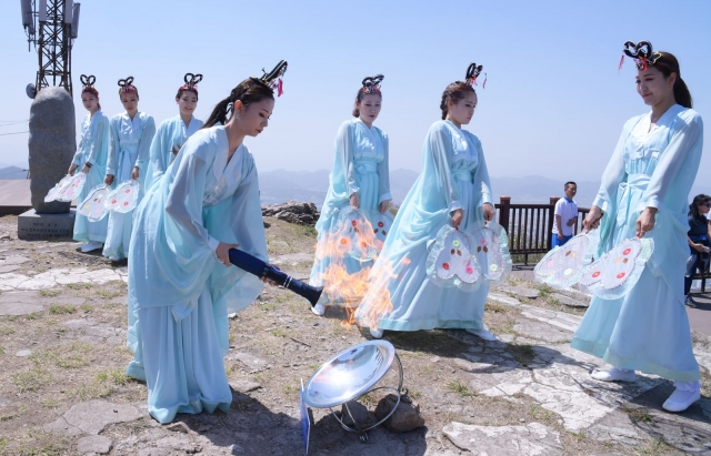 여수시, 전남체전 성화 19일 영취산서 ‘채화’