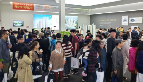 한화건설 ‘신진주역세권 꿈에그린’ 주말 2만여명 방문