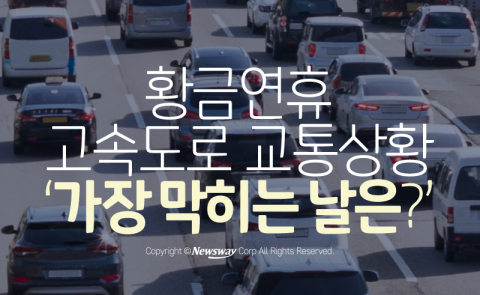  황금연휴 고속도로 교통상황 ‘가장 막히는 날은?’