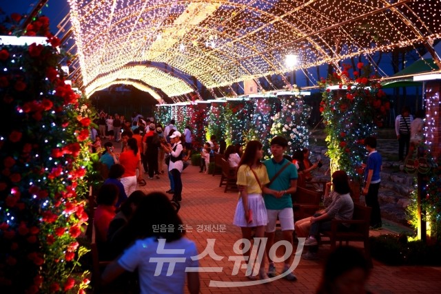 곡성세계장미축제 장미공원(사진=곡성군)