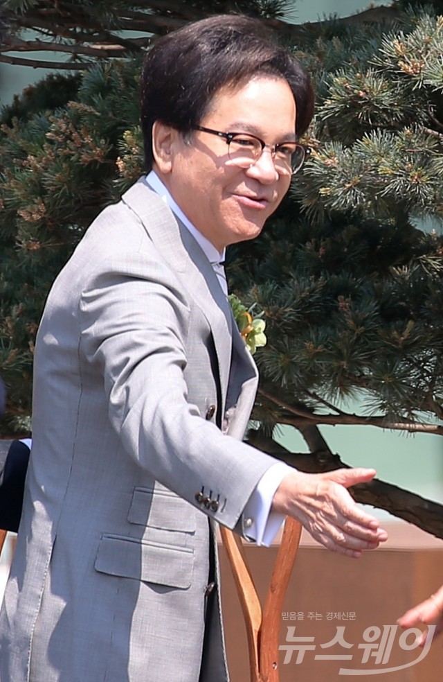 이재현 CJ그룹 회장-CJ그룹 연구개발센터 ‘CJ블로썸파크’ 개관식 참석. 사진=이수길 기자 leo2004@newsway.co.kr
