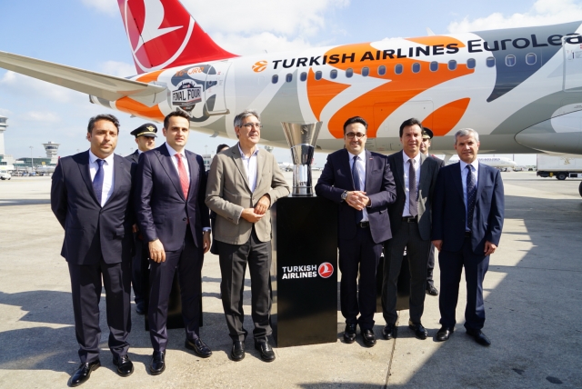 터키항공이 공식 후원하는 유럽 농구 챔피언스 리그의 준결승전인 ‘터키항공 유로리그’가 오는 5월 19일부터 이스탄불에서 개최된다. 사진=터키항공 제공