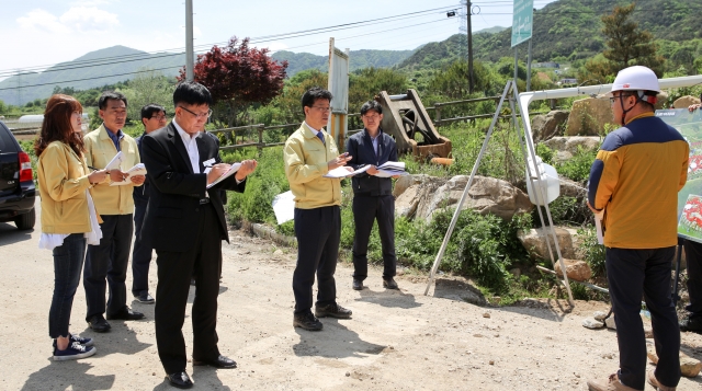 장수군 한영희 부군수, 주요사업장 현장점검