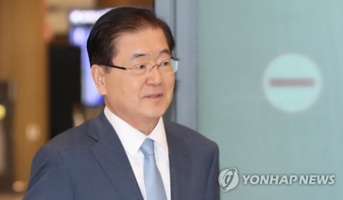 정의용 안보실장, 한미 정상회담 조율마치고 귀국
