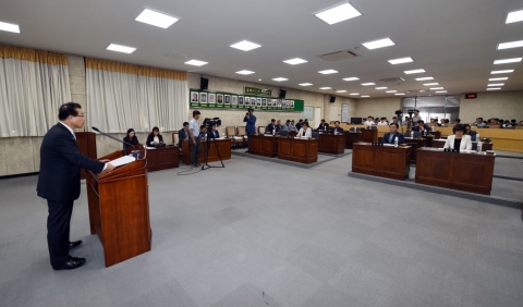 이건식 김제시장, 시의회 성실한 답변과 김제발전 다짐