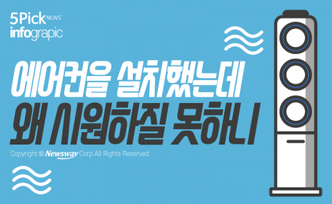  에어컨을 설치했는데 왜 시원하질 못하니