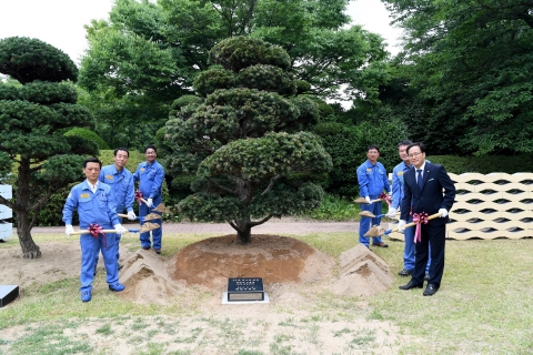 광양제철소, 2017 포스코명장 임명 기념식수 행사 개최
