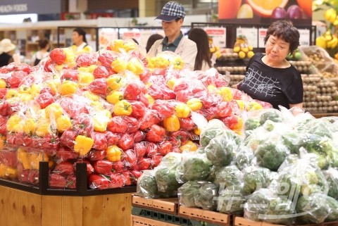 6월 소비자물가 2% 안팎 상승세 유지···신선식품 10.5% 증가