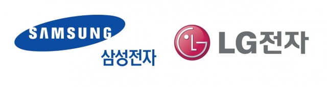 삼성전자, LG전자 로고.