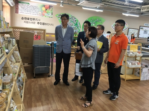 전영재 순천 부시장, 연일 도심 권역 현장 방문