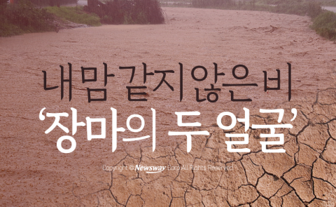  내 맘 같지 않은 비 ‘장마의 두 얼굴’