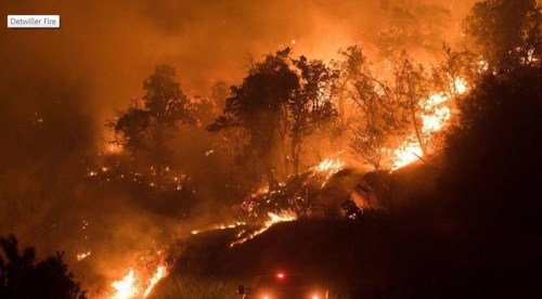 미국 캘리포니아 중부 산불 확산···요세미티 전력공급 끊길 위기