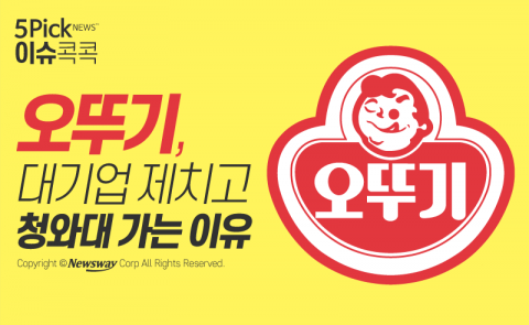  오뚜기, 대기업 제치고 청와대 가는 이유