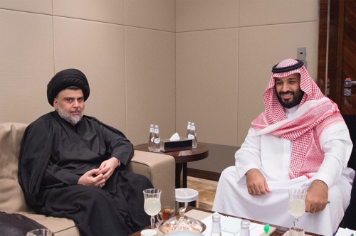 사우디 실세왕자, 이라크 강경 시아파 지도자와 이례적 회담