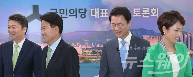 국민의당 8.27 전당대회 당대표 후보 첫 TV토론회. 사진=사진공동취재단