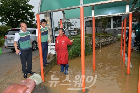 최영호 남구청장, 집중호우 피해 현장 점검