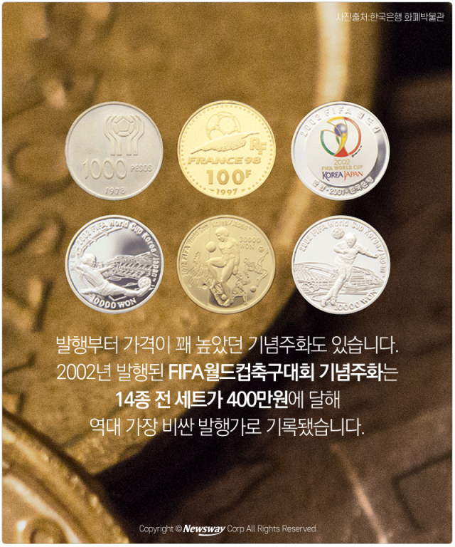  ‘금값이냐 쇠 값이냐’ 역대 기념주화들 기사의 사진