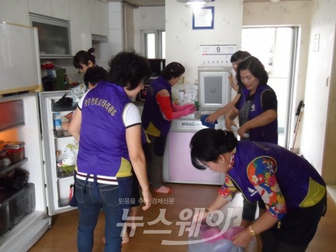 광주광역시 광산구청, 운남동 주민 집수리 봉사 ‘눈에 띄네’