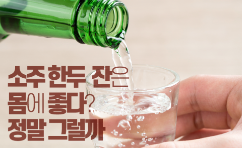  소주 한두 잔은 몸에 좋다? 정말 그럴까