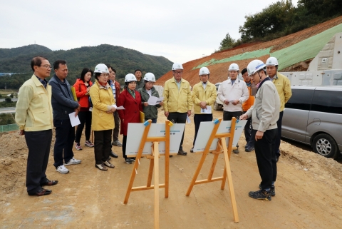 현장으로 간 장흥군의회, 주요 사업장 점검