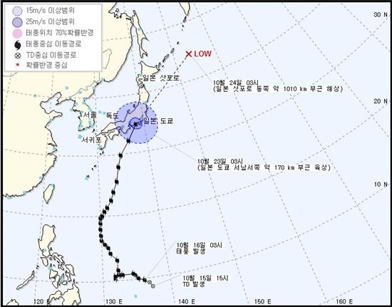 제21호 태풍 ‘란’, 일본 열도 피해 속출···한반도 영향은?