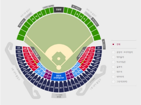 ‘2017년 한국시리즈’ 잠실야구장 좌석배치도 공개···최고 명당자리는?