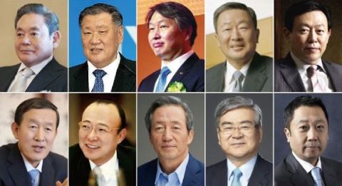 대세상승장, 10대그룹 총수 중 정몽구 회장만 울었다