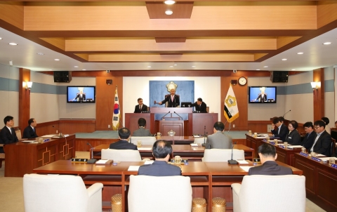장수군의회, 제286회 임시회 개회